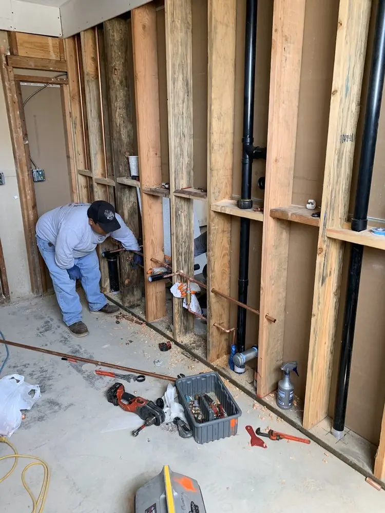 Commercial rough-in plumbing for Trenchless Sewer Repair in Wallingford